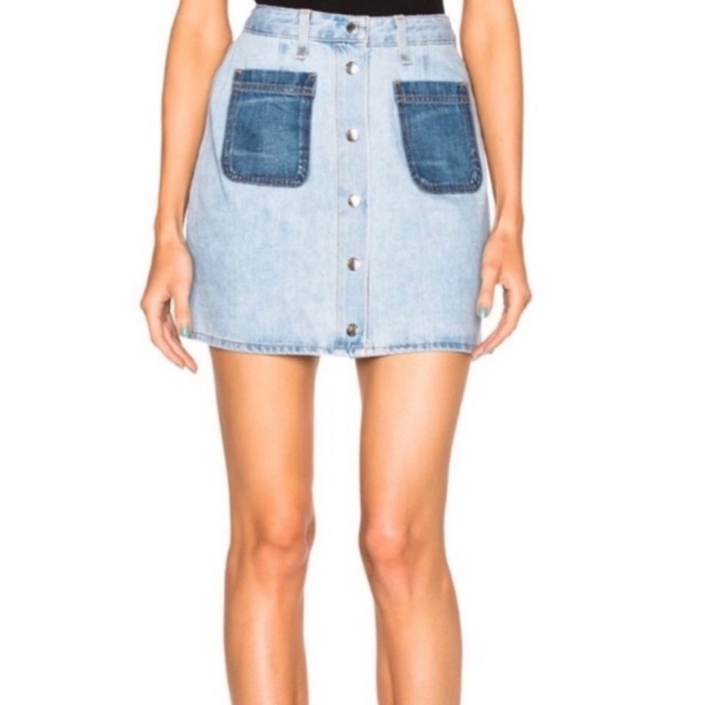 Rag & Bone Women's Denim Blue Skirt | Size 30